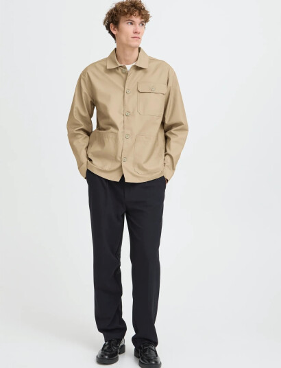 Casual Friday Cfevans Shacket Beige XXL Casual Friday Cfevans Shacket Beige XXL