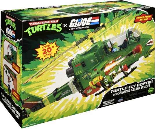 TMNT x GI Joe TurtleFly Copter TMNT x GI Joe TurtleFly Copter