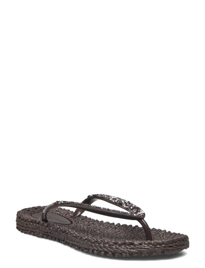 Ilse Jacobsen Flip Flops With Rhinestones Brown 40 Ilse Jacobsen Flip Flops With Rhinestones Brown 40
