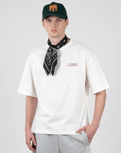 Prohibited Courtside Riviera Tee Cream L