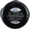 Hitachi NT 65GA batteri (1500 mAh 3.6 V, Sort)