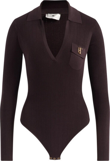 Elisabetta Franchi Dame Topper Brun XL, Elisabetta Franchi Dame Topper Brun XL,