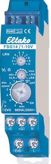 Eltako FSG 14/1 10V Dimmer 230 V IP20 0 600 W Elfordeling & strømforsyning