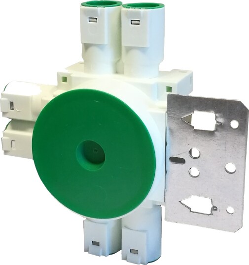 EGANT VEGGBOKS UNIVERSAL 6 LØP 12MM M/STENDERFESTE