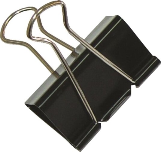 Office Products Office Products Dokumentklemmer 41 Mm 12Stk Sort 5901503652770