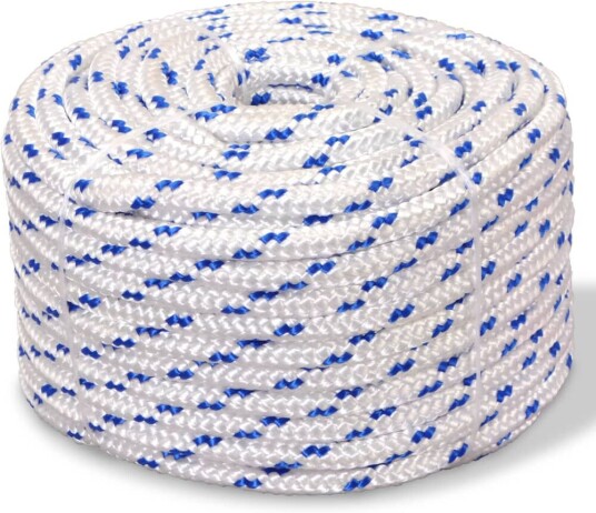  Båttau polypropylen 14 mm 250 m hvit