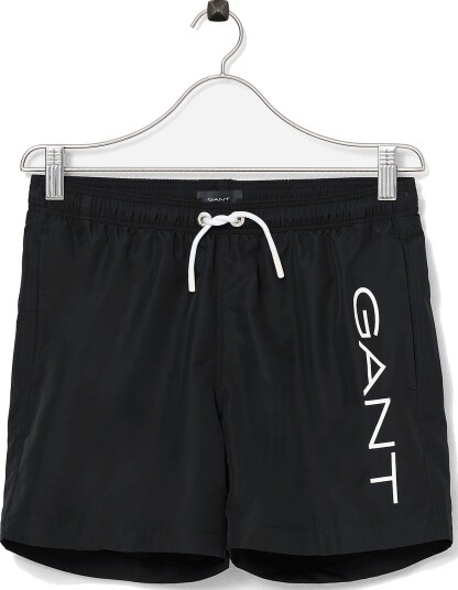 Gant - Badeshorts Logo Lightweight Boy's Swimshorts - Svart