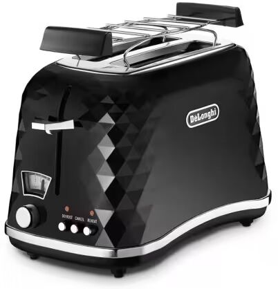 Delonghi Brillante CTJ2103BK Brødrister 900W 2 Skiver Svart