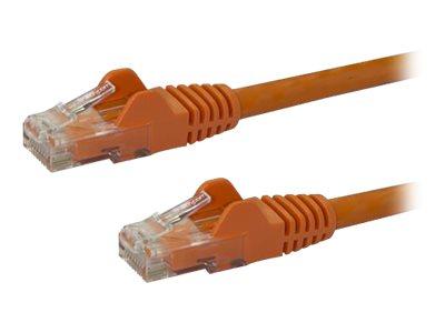 StarTech 100ft CAT6 Ethernet Cable, 10 Gigabit Snagless RJ45 650MHz 100W PoE Patch Cord, CAT 6 10GbE UTP Network Cable w/Strain Relief, Orange, Fluke StarTech 100ft CAT6 Ethernet Cable, 10 Gigabit Snagless RJ45 650MHz 100W PoE Patch Cord, CAT 6 10GbE UTP Network Cable w/Strain Relief, Orange, Fluke