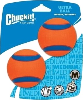 Chuckit - Ultra Ball M 6 cm 2-pakning - (CHUC17001) Chuckit - Ultra Ball M 6 cm 2-pakning - (CHUC17001)