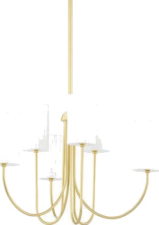Hayworth lysekrone vintage gold