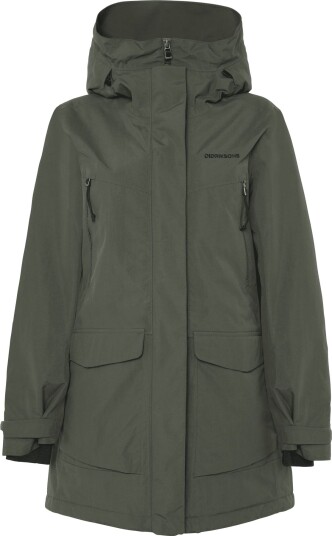 Didriksons Felia Parkas Dame Deep Green 52(6XL)