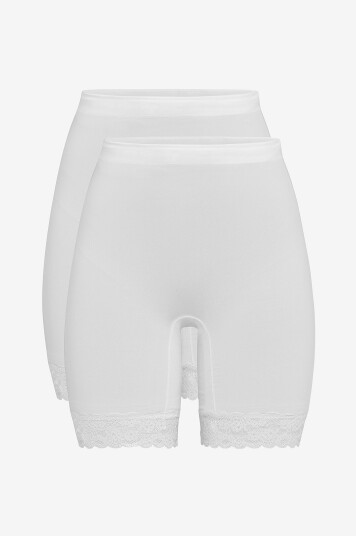 Ellos Collection Shaping shorts 2 pakning lett støtte Hvit