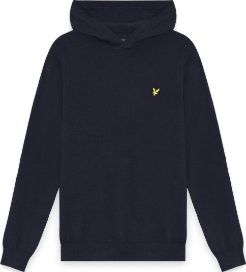 Lyle & Scott Golf Pullover Hoodie Golfgenser herre Dark Navy Medium