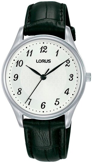 Lorus Dameklokke RG231UX9 Ladies Sølvfarget/Lær Ø32 mm Lorus Dameklokke RG231UX9 Ladies Sølvfarget/Lær Ø32 mm