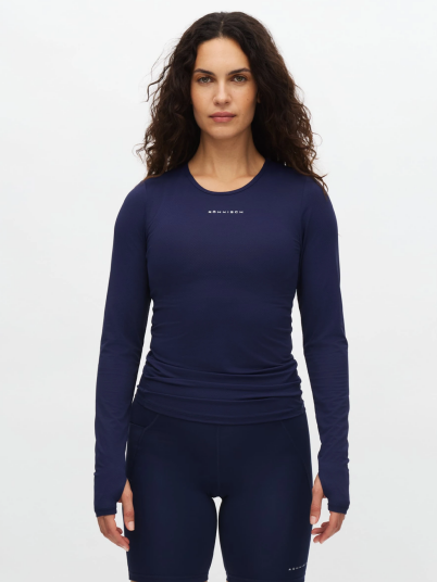 Röhnisch Jacquard Ls Top   Navy   XS
