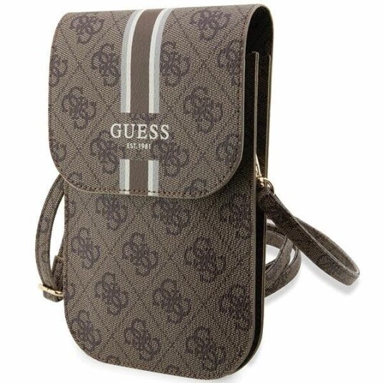 Etui Guess Bag Guwbp4rpsw Brun Lommebok 4G Stripes