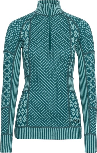 Kari Traa Women"s Smekker Half Zip Peacock L