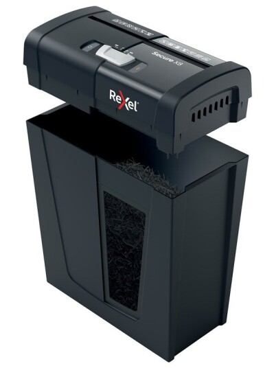 Rexel Secure X8 krysskutt makuleringsmaskin P-4, 8 ark