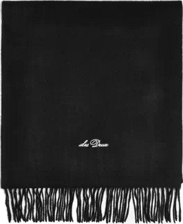 Les Deux Signature Solid Scarf Skjerf & Scarves Svart
