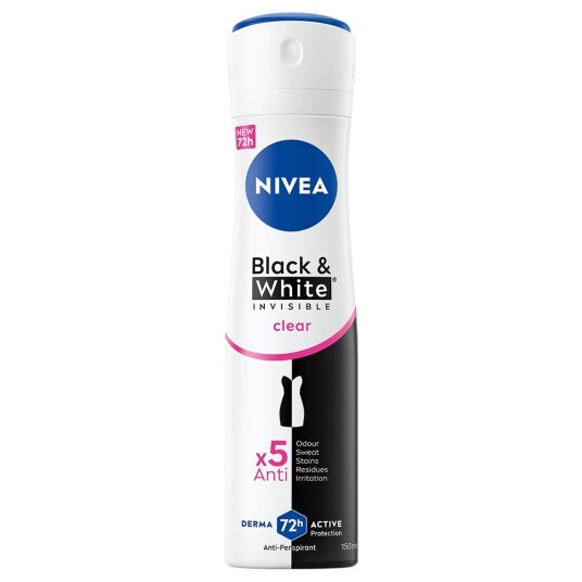 Nivea Invisible Black & White Clear 150 ml Deodorant
