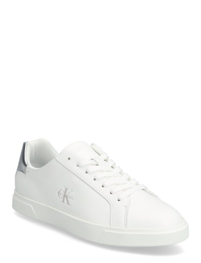 Calvin Klein Low Pro Cups Laceup Lth Met White 41 Calvin Klein Low Pro Cups Laceup Lth Met White 41