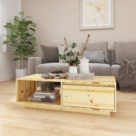vidaXL Salongbord 110x50x33,5 cm heltre gran