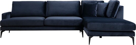 Stacker Hjørnesofa med Divan Høyre   Blå