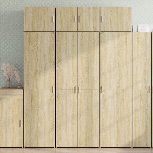 Oppbevaringsskap sonoma eik 70x42,5x225 cm konstruert tre 8721102654206