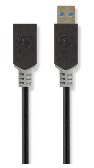 Nedis USB-C™ Adapter | USB 3.2 Gen 1 | USB-C™ Hann | USB-A Hun | 5 Gbps | 0.15 m | Rund | Nikkel belagt | PVC | Antrasitt | Boks