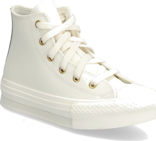 Converse Ctas Eva Lift Hi Egret/Egret/Light Gold Cream 28