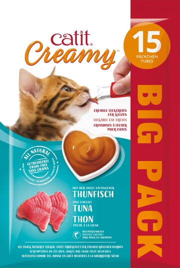 Catit Creamy Godbit Til Katt Tunfisk 15 X 10 G
