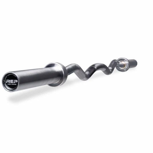REP Fitness EZ Curl Bar  Hard Chrome