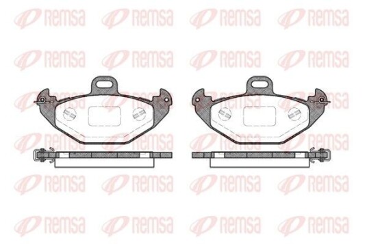 Bremseklosser REMSA 0686.00 Bremseklosser REMSA 0686.00