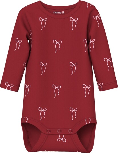 Name It Nbfratia Ls Body Box RED DAHLIA 62