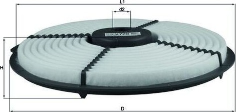 Luftfilter KNECHT LX 729 Luftfilter KNECHT LX 729