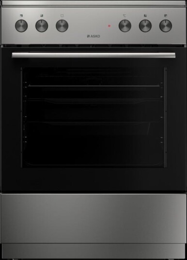 Asko Cc364111s1  Keramisk komfyr Rustfritt Stål