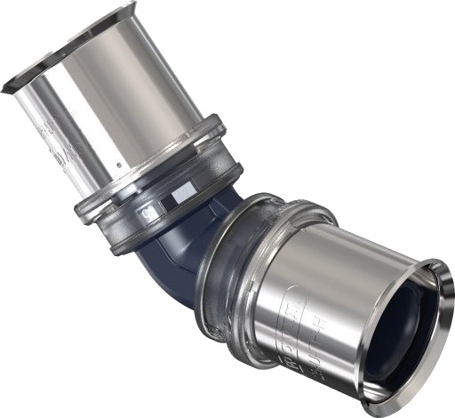 Wavin Tigris K5 Presvinkel 25mm 45° for Hydraulikk