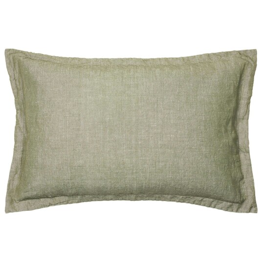 Broste Copenhagen Linn Putetrekk Grape Leaf Green 40x60 cm Broste Copenhagen Linn Putetrekk Grape Leaf Green 40x60 cm