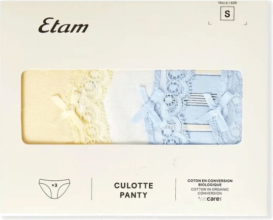 Etam Jimma   3 Briefs   BLUE   XL