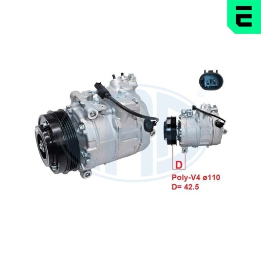 AC kompressor ERA 670196 AC kompressor ERA 670196