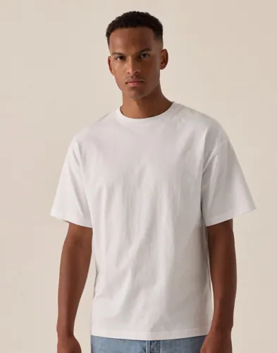 Que Sera Sera Boxy Blank Tee Oversized t shirts Hvit