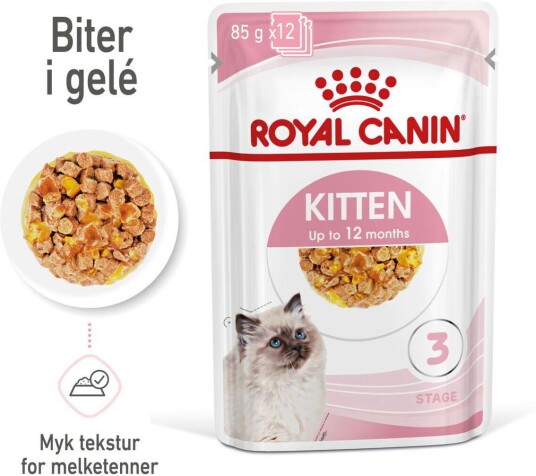 Royal Canin Kitten Jelly 12X85 G Royal Canin Kitten Jelly 12X85 G
