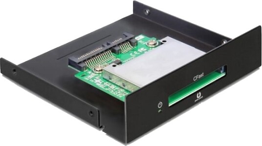 DELOCK minneskortläsare intern/3,5" SATA CFast