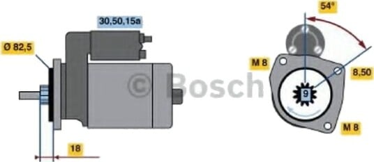 BOSCH 0 986 013 590 Starter
