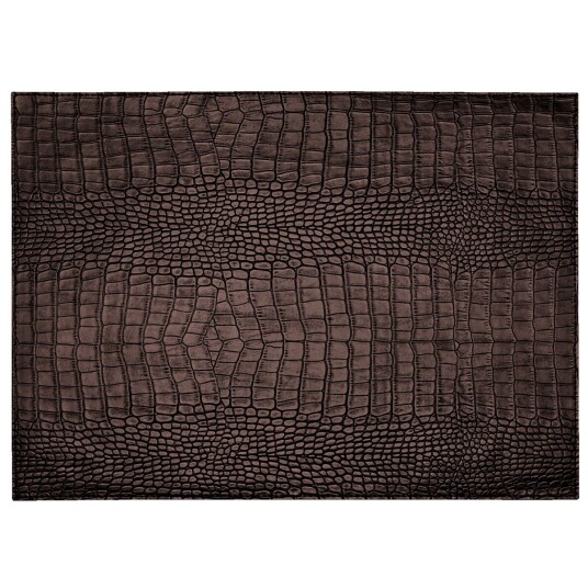 Vega Bordbrikke Croco; 32.5x44 cm (BxL); Brun; Rektangulær; 6 Stykk / Forpakning