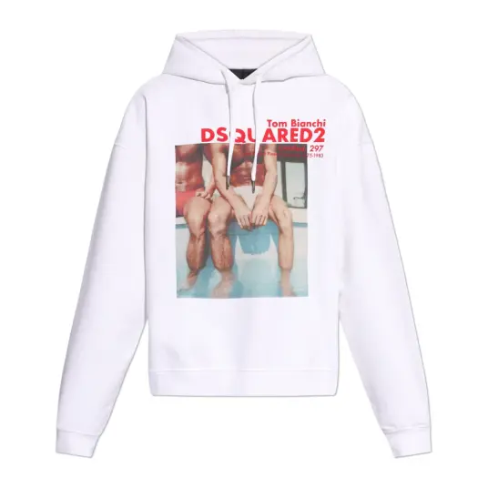 Dsquared2 Herre Gensere & Hettegensere Hvit 2XL, Dsquared2 Herre Gensere & Hettegensere Hvit 2XL,