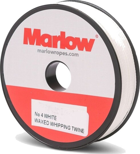Marlow Tagging Twine Vokset 0,8 mm x 41 m Hvit
