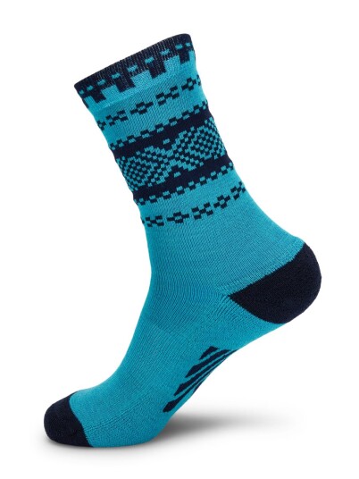 Dale Of Norway Cortina Sock Turquoise Navy L