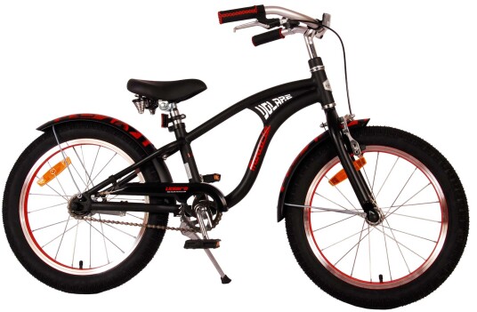 Volare Children's Bicycle 18" Miracle Cruiser Matt Black 21885